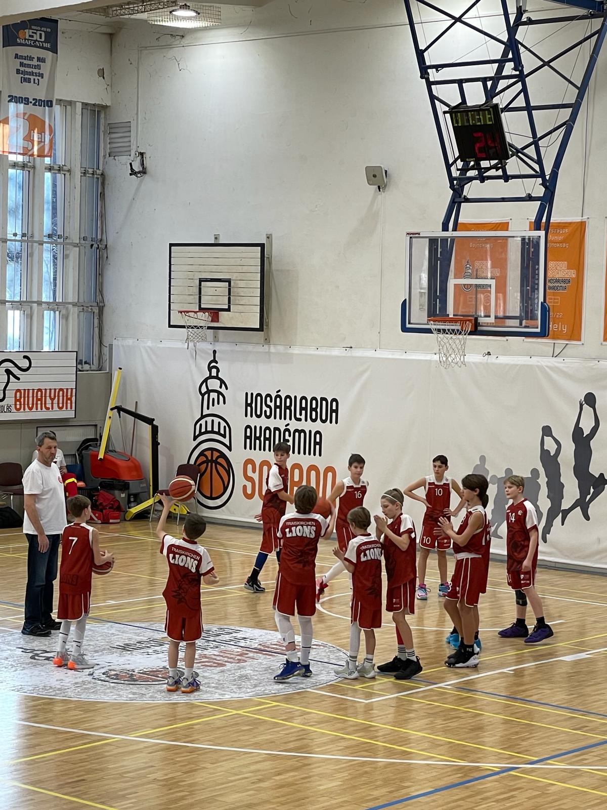 Dritter Haltestop der Internationalen u12-Liga lautet: Sopron!