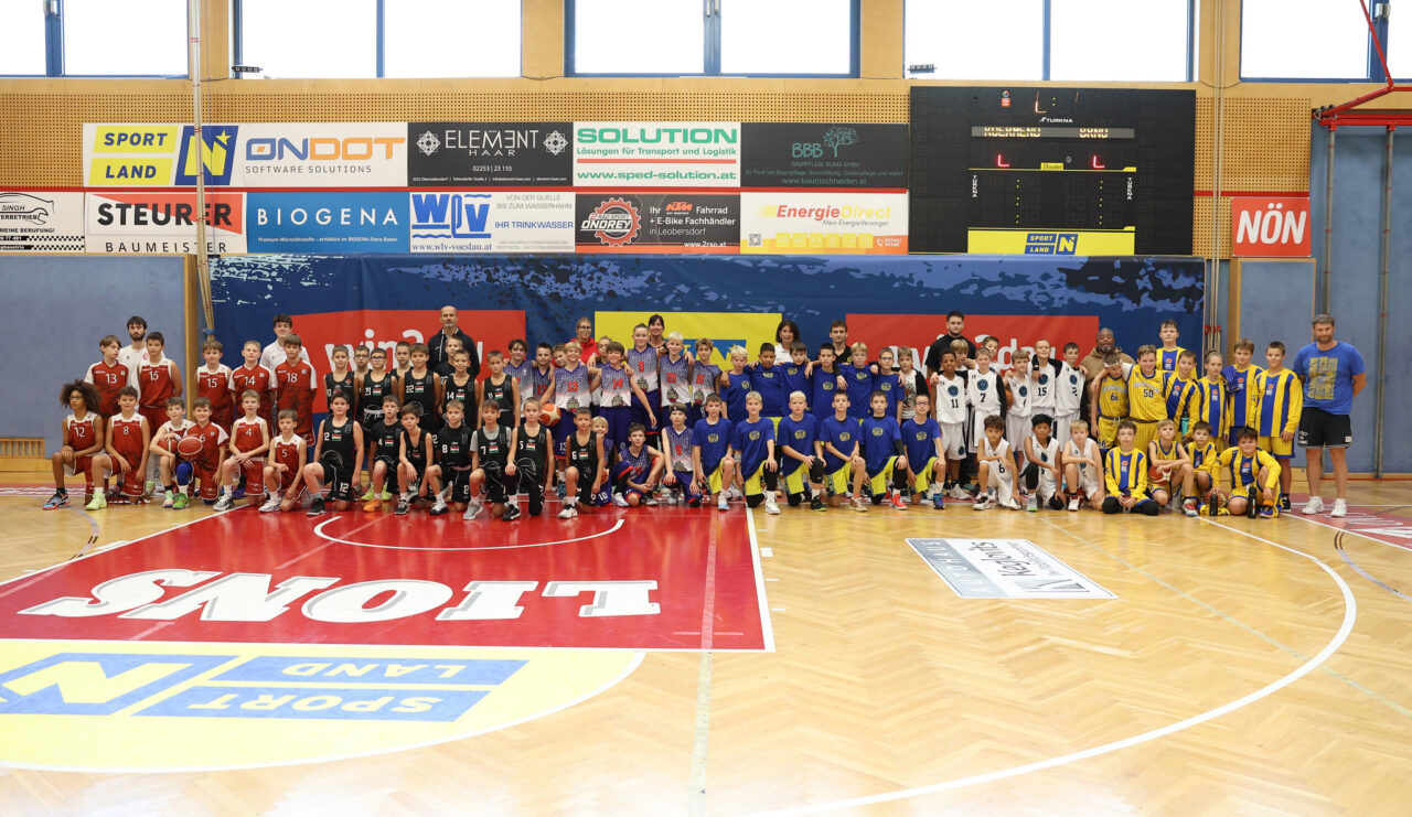 Die U12 der Taiskirchen LIONS kann auch dieses Jahr dank SBT an der internationalen u12 Liga teilnehmen.